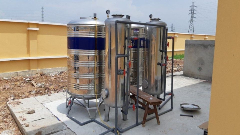 Chưng cất nước giếng khoan