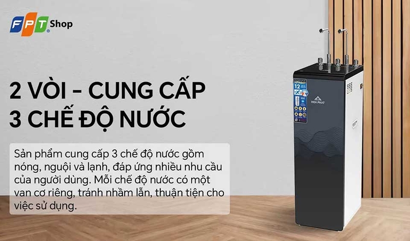Máy lọc nước Hòa Phát 2 vòi - 03