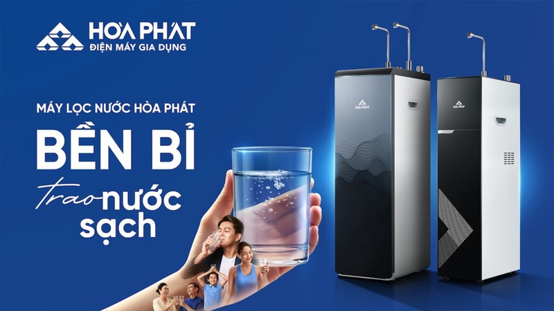 Máy lọc nước Hòa Phát được rất nhiều người dùng yêu thích