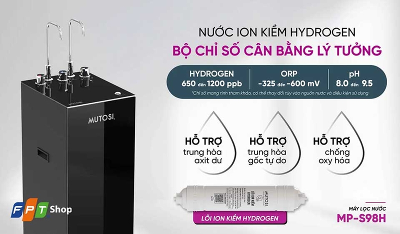 Máy lọc nước ion kiềm Mutosi - 03