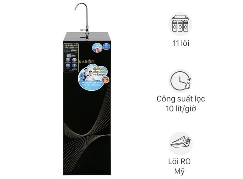 máy lọc nước karofi báo đèn đỏ 6