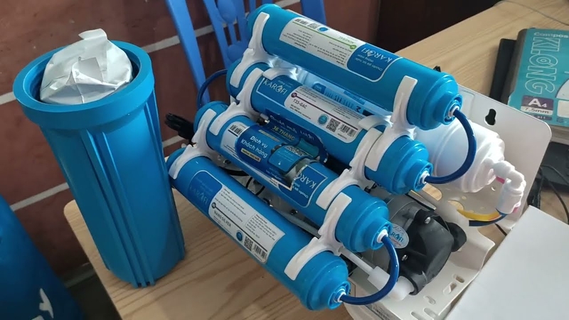 dau hieu nhan biet may loc nuoc karofi bi chay nuoc thai lien tuc