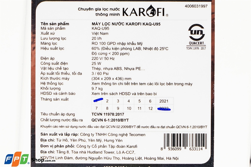 Máy lọc nước không tủ nào tốt nhất 2025 - 07