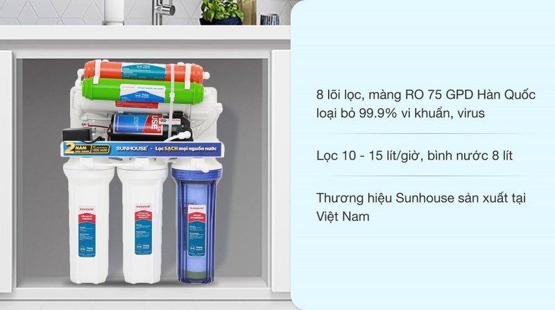 may loc nuoc sunhouse sha8878kv 8 loi