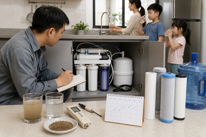 Dấu hiệu nhận biết máy lọc nước cần thay lõi ngay lập tức