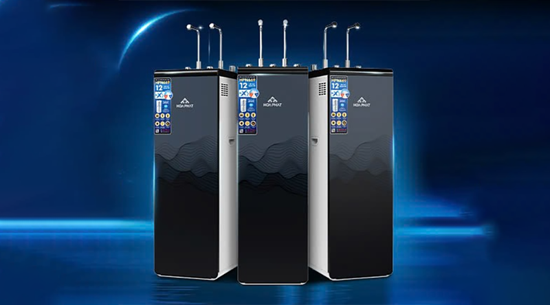  Máy lọc nước nóng lạnh RO Hydrogen Hòa Phát 12 lõi HPN669