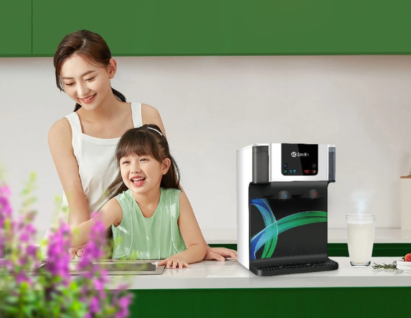  Máy lọc nước nóng nguội RO A.O. Smith 4 lõi ROSS ECO-AOC75PUR mang đến nguồn nước sạch cho gia đình