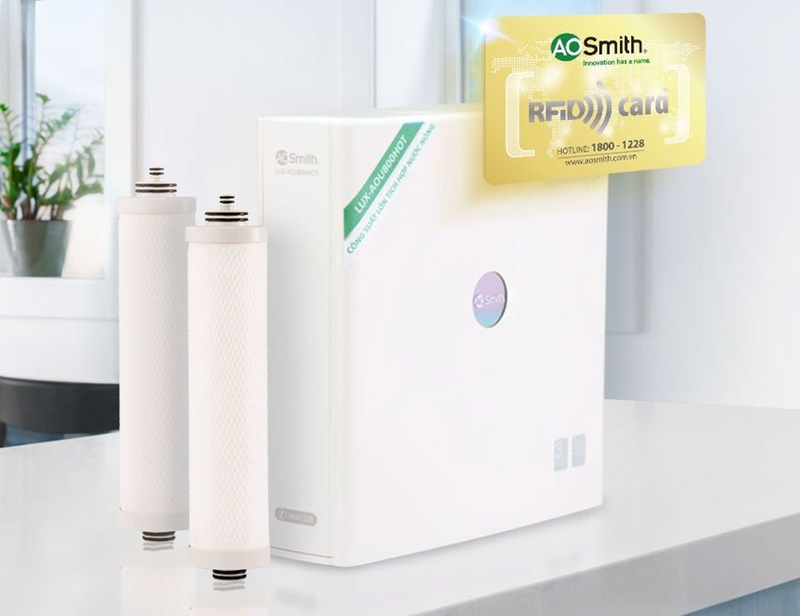 Máy lọc nước nóng nguội RO A.O. Smith ROSS 7 lõi LUX-AOU800HOT (hình 11)