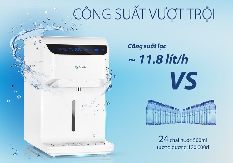 AR75-A-S-H1 có thể lọc gần 12 lít mỗi giờ