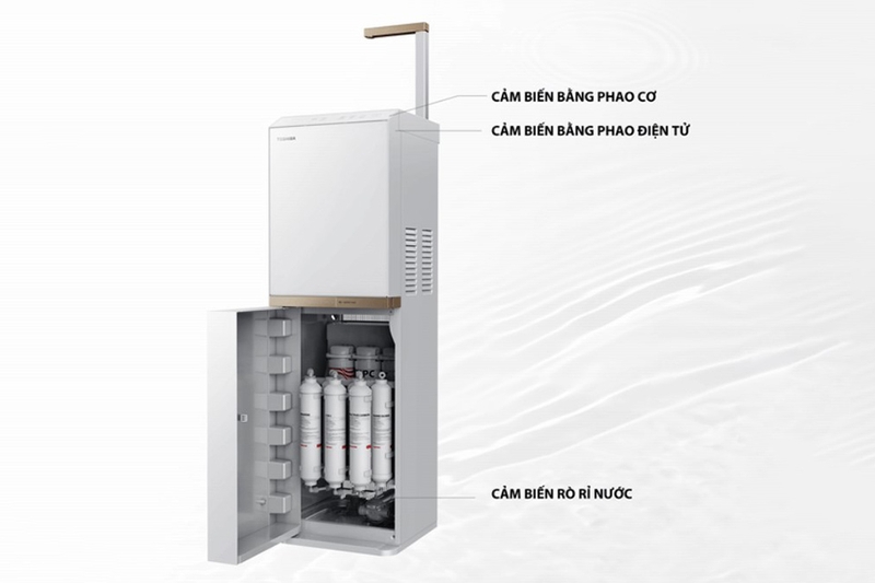 Máy lọc nước nóng nguội RO Hydrogen Toshiba 10 Lõi TWP-H2396SVN(W) (hình 6)