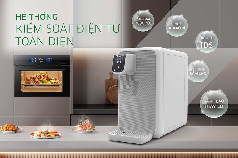 Máy lọc nước RO Hydrogen Kangaroo 5 lõi KG400HD (hình 4)