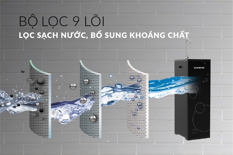 Máy lọc nước Sunhouse 9 lõi tốt nhất 2026 ảnh 4