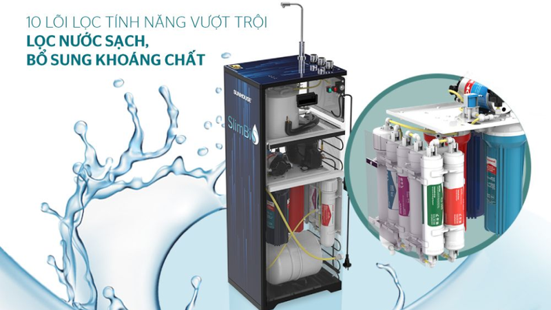 Máy lọc nước Sunhouse nóng lạnh 4
