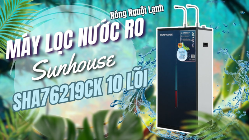 Máy lọc nước Sunhouse nóng lạnh 5