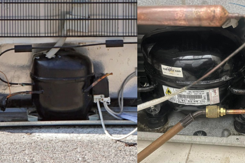 Máy nén tủ lạnh kêu to (1)