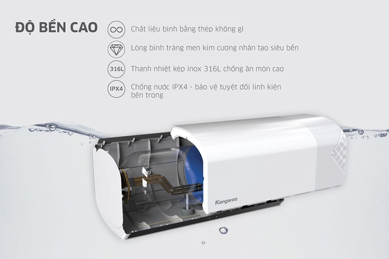Cấu tạo máy nước nóng gián tiếp