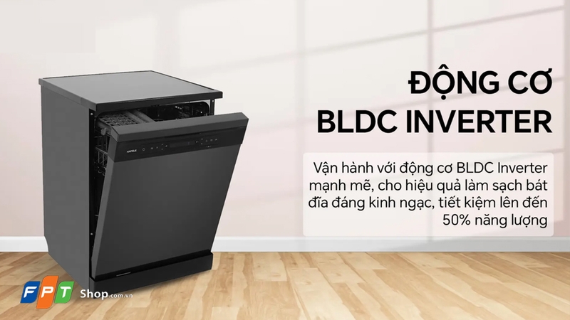 Máy rửa bát độc lập 15 bộ Hafele HDW-F605B