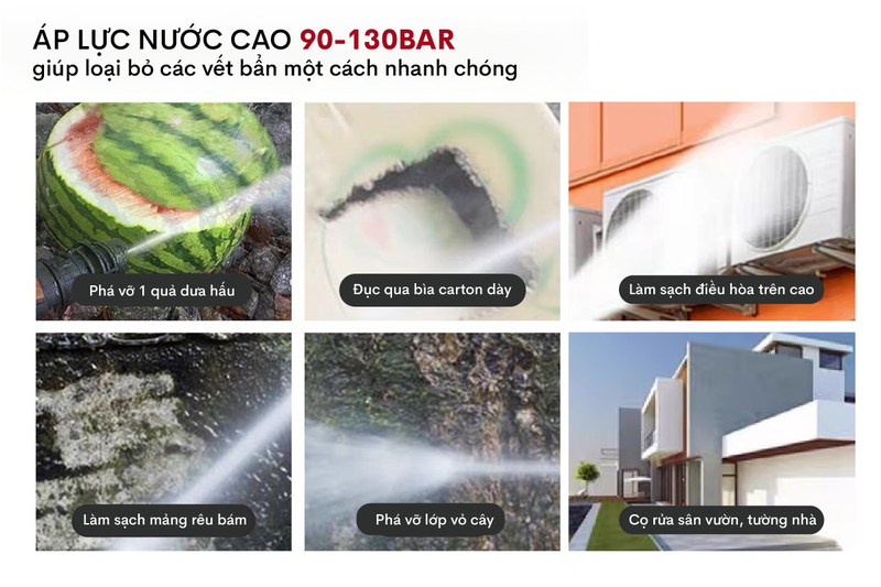 Máy rửa xe cảm ứng từ Fujihome PWX1AJ 2500W (hình 8)