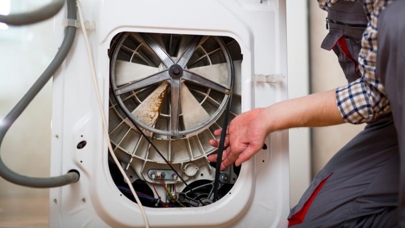 Dây curoa và phần trục quay máy sấy quần áo