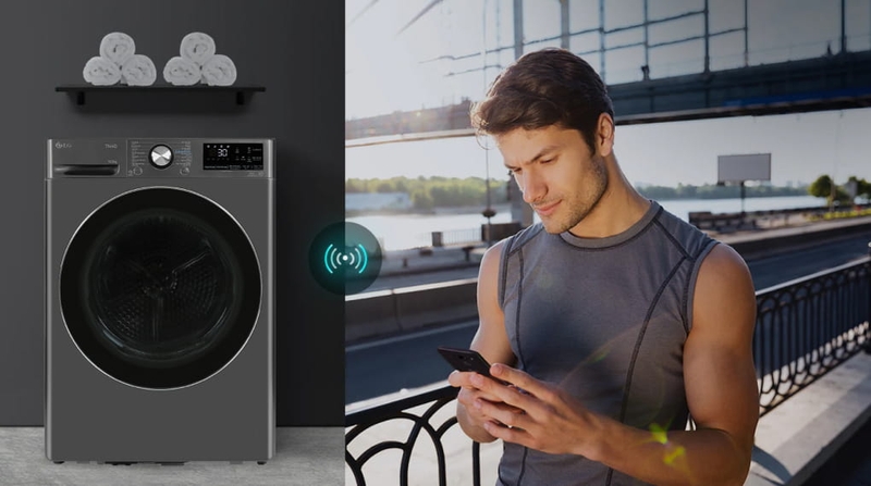 Máy sấy quần áo điều khiển từ xa là gì?