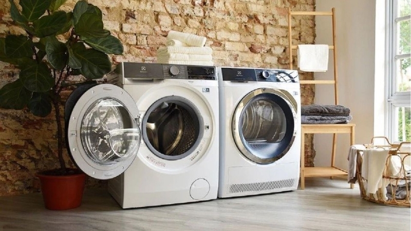 MÁY sấy electrolux không mở cửa được 2