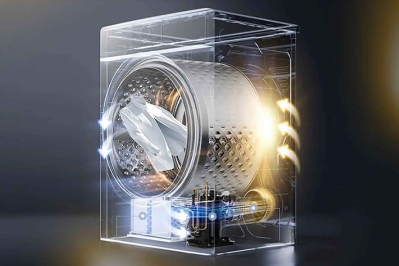 máy sấy LG Heatpump sấy không khô hình 4
