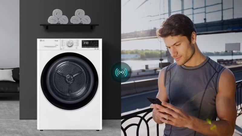 Nguyên lý hoạt động của máy sấy quần áo điều khiển từ xa