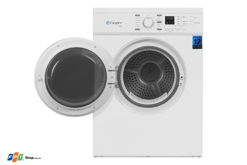 Máy sấy dưới 7 triệu đồng hiện có nhiều lựa chọn từ 7 đến 8 kg, phù hợp với gia đình nhỏ và vừa