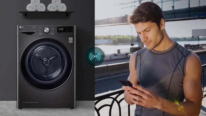 Máy sấy quần áo LG 9 kg 7