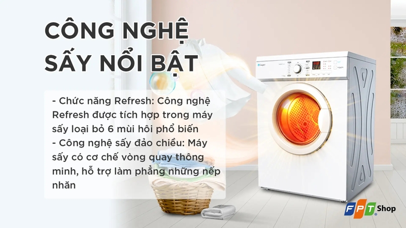 máy sấy quần áo nên mua trong mùa mưa hình 1