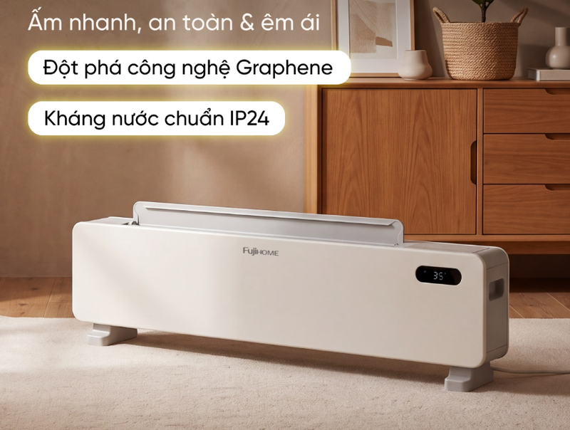 Máy sưởi Fujihome SH998E 2200W - hình 3