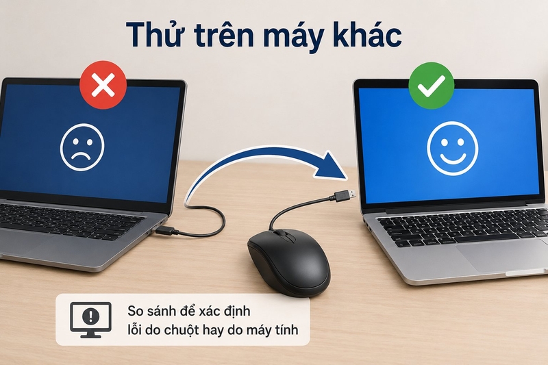 máy tính không nhận chuột hình 1115