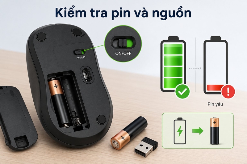 máy tính không nhận chuột hình 1116