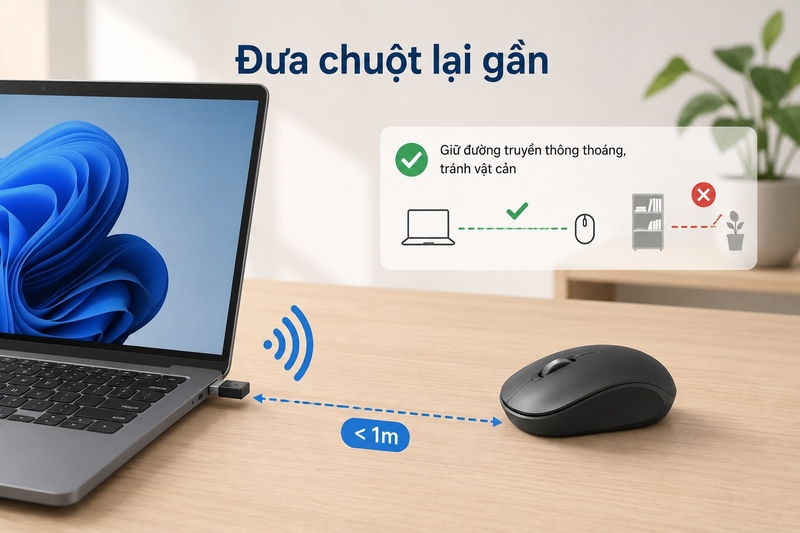 máy tính không nhận chuột hình 1119