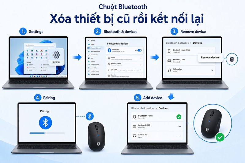 máy tính không nhận chuột hình 11112