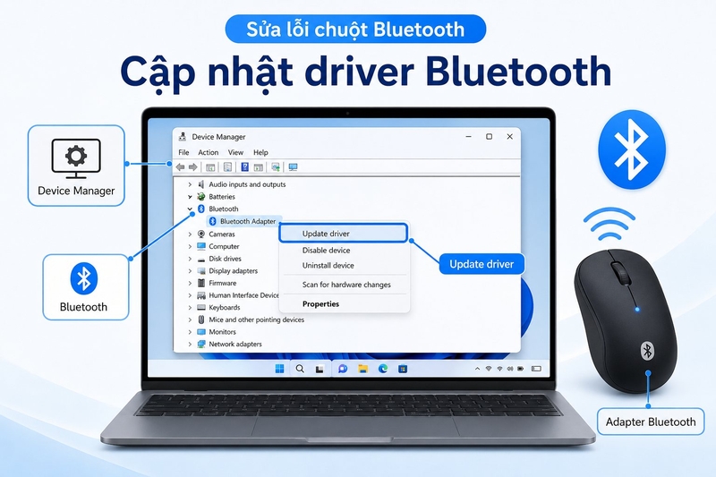 máy tính không nhận chuột hình 11113