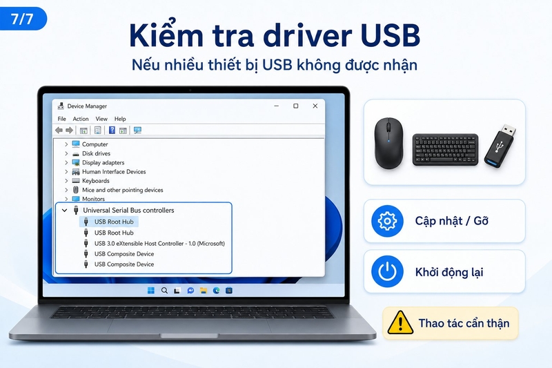 máy tính không nhận chuột hình 11116