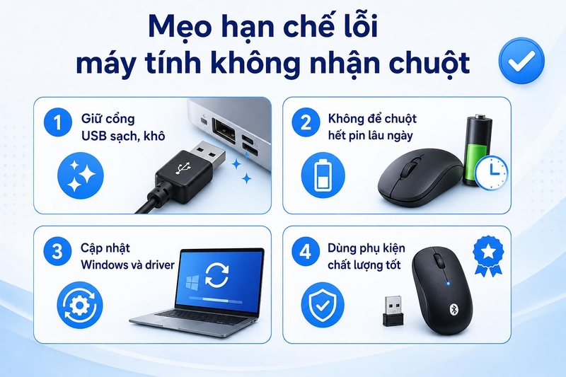 máy tính không nhận chuột hình 11117