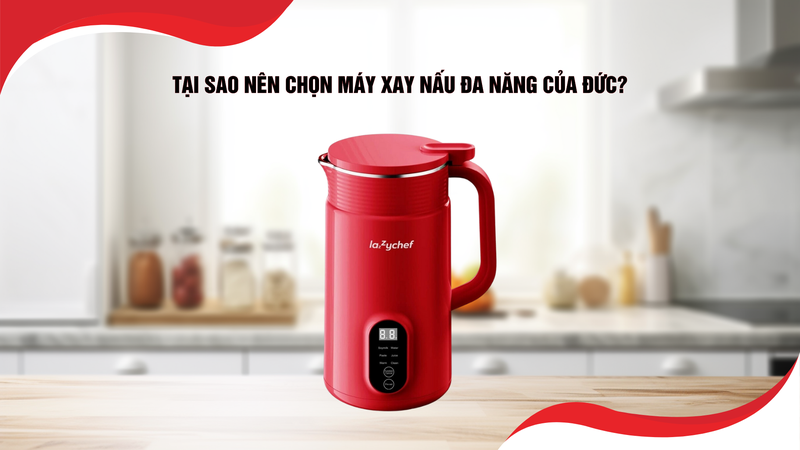 Tại sao nên chọn máy xay nấu đa năng của Đức?