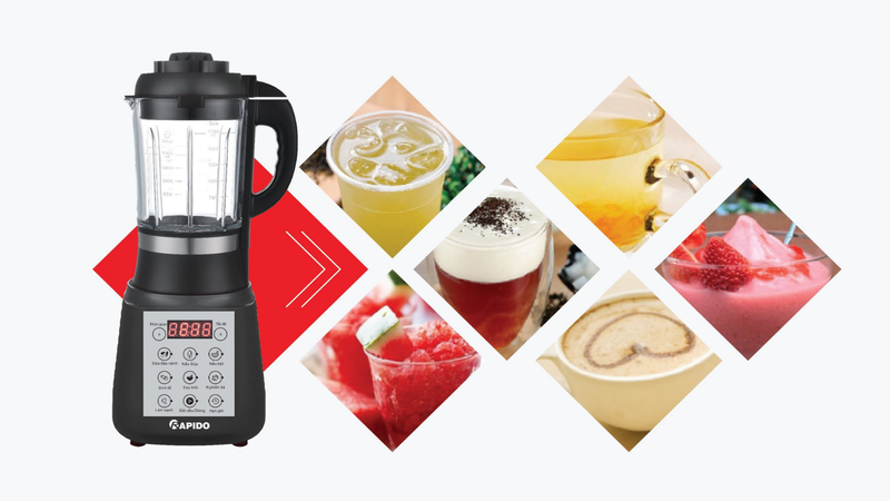 Máy làm sữa hạt Rapido RHB-1800D