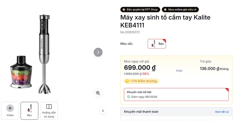 Mua máy xay sinh tố ở đâu tại Đà Nẵng - ảnh 11