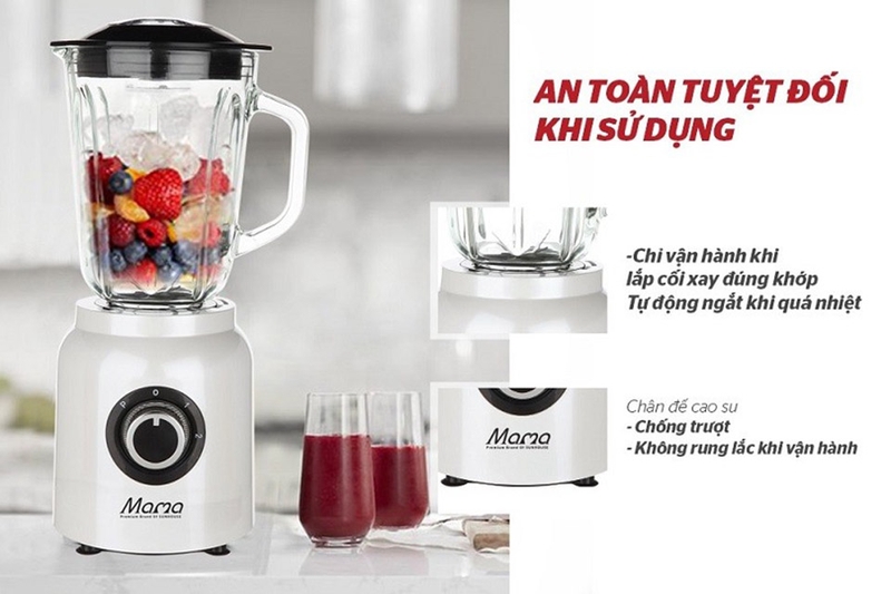 TOP m&aacute;y xay sinh tố cối thủy tinh đẹp nhất 2026 6