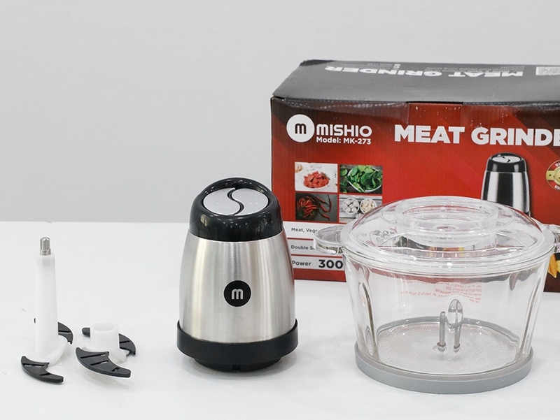 Máy xay thịt Mishio sở hữu dung tích đa dạng