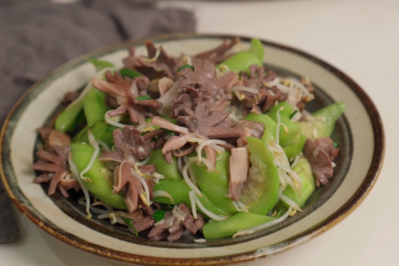 Lưu ý khi chế biến mề gà xào mướp