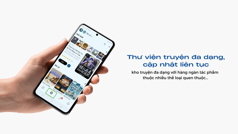Thư viện truyện đa dạng, cập nhật liên tục