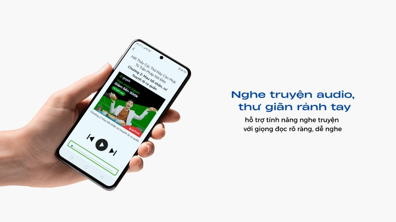 Nghe truyện audio, thư giãn rảnh tay