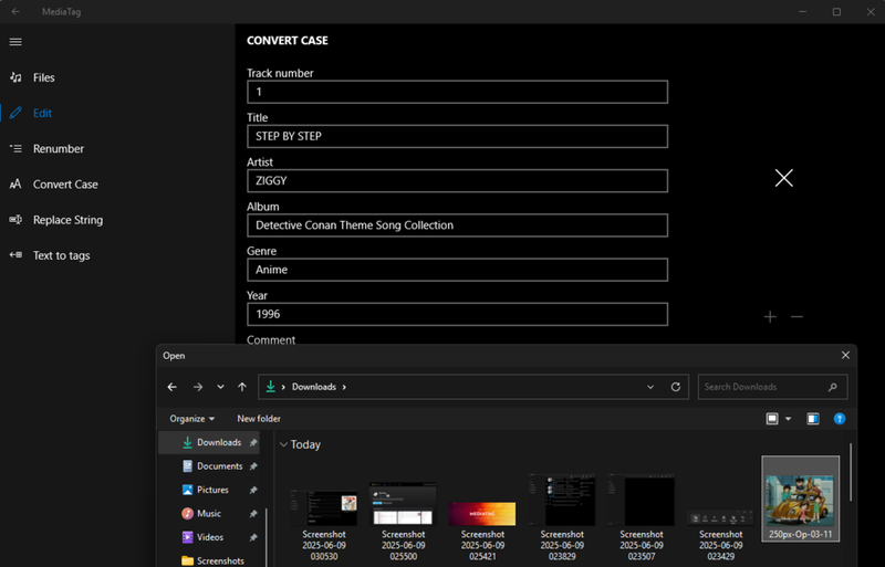 Dùng tính năng Edit để thêm thông tin