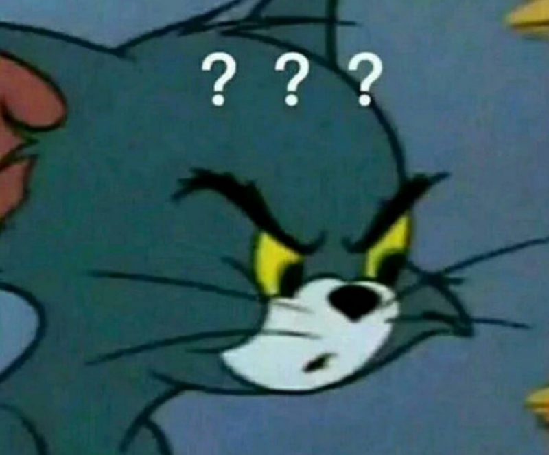 Các loại meme hỏi chấm hoạt hình đáng yêu