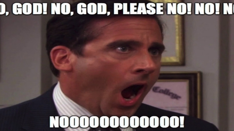 Meme không No god please no