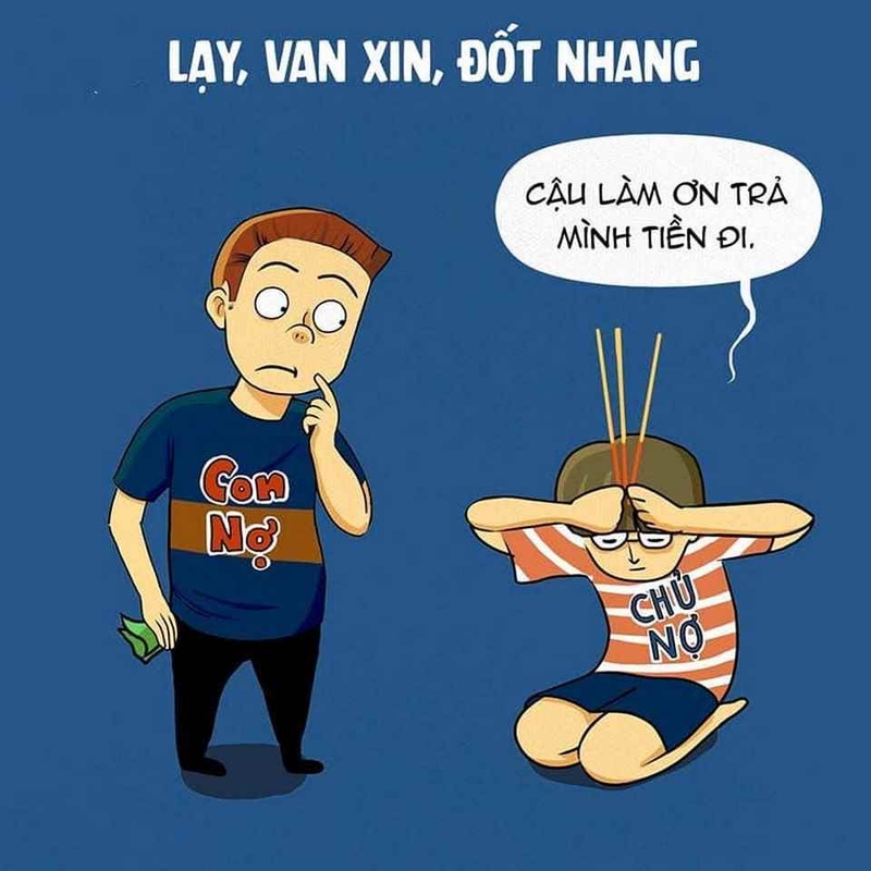 Meme lạy châm biếm hài hước, gây cười
